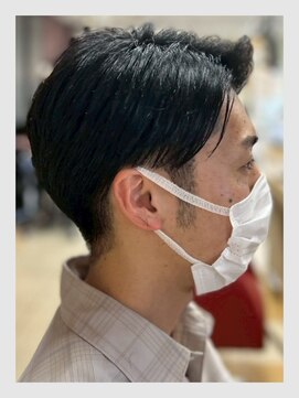 クリアオム 春日部(CLEAR homme) メンズ ツーブロックショート 爽やかアップバング