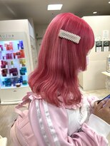 ケンジ 平塚ラスカ店(KENJE)&nbsp;ピンクカラー/暖色カラー/ブリーチカラー/平塚【相原美紅】