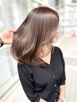 ジルブラン 横浜関内(JIL BLAN) ミルクティーベージュ白髪ぼかしハイライトダブルカラーブリーチ