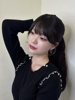 ジーナ 天神(Zina) ミディアムレイヤーカット/似合わせカット/大人ガーリー福岡天神