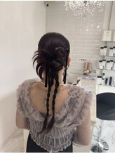 クロス ツー(COROSS2) カチモリヘア/ヘアセット/お呼ばれアレンジ/結婚式ヘア