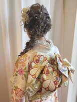 ベルフェミンイオンS.C 振袖に映える*ふんわり編みおろし成人式