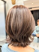 ヘアースタジオ ジェイワン(hair studio J ONE)&nbsp;30代40代50代/くびれボブ/レイヤーボブ/外ハネボブ/グレージュ