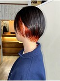 吉倉心聖/くびれショート×ハイトーンオレンジ
