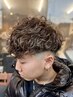 カット+カラー+メッシュ+パーマ　￥33000