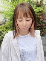 クラルス バイ アルティナ 溝の口店(Clarus by artina)&nbsp;フェイスフレーミングカラー結べる長さのボブシースルーバング