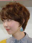 大人可愛い☆イルミナカラーのショートスタイル