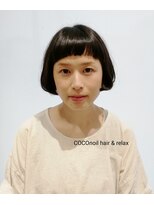 ココノイル ヘア アンド リラックス(COCOnoil hair&relax)&nbsp;短めなボブ