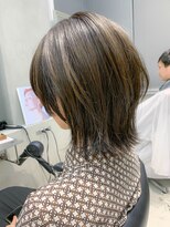 テトヘアー(teto hair) ウルフボブ、ボブウルフ、グレージュ、グラデーションカラー