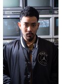 伸び掛けボウズ×ローフェード  <渋谷><理容室><バーバー>