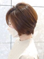 ヴィラ 雲雀丘花屋敷店(Villa)&nbsp;20代30代大人可愛いナチュラルベージュくびれボブ耳掛け透明感