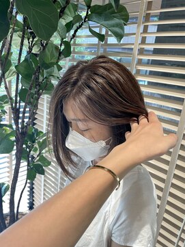 ステアケース 武蔵小杉店(stair:case) 大人可愛い脱白髪染めハイライトカラー20代30代40代武蔵小杉