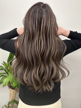 ジルブラン(JIL BLAN) ハイライトバレイヤージュダブルカラー20代30代40代グレージュ