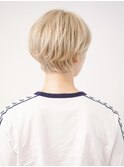 襟足矯正◎首にそう襟足のショートヘア