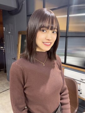 ロフティー 清澄白河(LOFTY) 艶ボブ/ブラウンカラー/髪質改善トリートメント/清澄白河/錦糸町