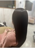 髪質改善縮毛矯正カラー