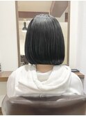 【ALBAさわ】カジュアル黒髪ボブ