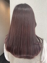 プライズ 成増店(prize)&nbsp;ピンクブラウンシアーカラーセミディ