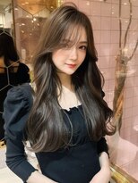 シーシンジュク 新宿南口(Sea shinjuku)&nbsp;韓国風前髪×レイヤーカット【新宿/前髪/レイヤーカット】