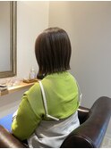 切りっぱなしボブ