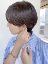 ソーコ 渋谷(SOCO) マッシュショートヘアくびれショート黒髪ショートカット前髪あり