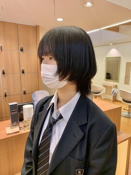 ロエン 西岡崎店(ROEN) #コンパクトウルフ/10代/20代/30代/ウルフ/レイヤー/艶髪