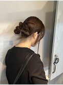 韓国風カチモリヘアアレンジ