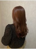 潤う秋の艶カラー 美肌診断カラーコテ巻きヘアアレンジ#1