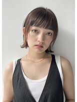 顔まわりレイヤー外ハネボブ
