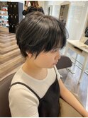 【横顔美人】シースルーショート＿ブルーブラック☆