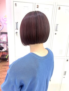 アッセンブル(ASSEMBLE) 【30～40代】ミニボブ・ボルドー