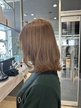 ロンドルピナス 小倉(Lond Lupinus) ハニーベージュ/ワイドバング/美髪のススメ/外ハネボブ/北九州