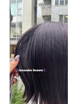 アンビエンテ(ambiente) ラベンダーブラウン／ボブ／顔まわりレイヤー