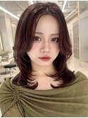 韓国ヘア/レイヤーカット/ワンカール/小顔カット/イメチェン