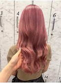 大人ガーリー/ピンクベージュ/韓国スタイル/10代20代