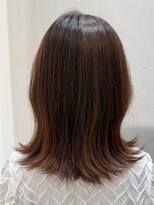 ステアケース 武蔵小杉店(stair:case)&nbsp;外はねミディアム大人可愛い切りっぱなしくびれ20代30代40代