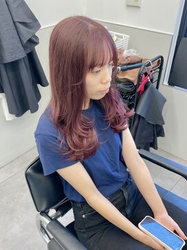 ゴウトゥデイシェアサロン 町田店(GO TODAY SHAiRE SALON) ローズピンクカラー♪