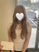 リアン(LIAN)&nbsp;ハイライトカラーミルクティーベージュケアブリーチダブルカラー