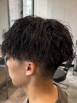 ハッシュタグネイビー 仙台駅前店(#NAVY) ツイストスパイラル仙台美容室波巻きシャドウパーマサーフカール