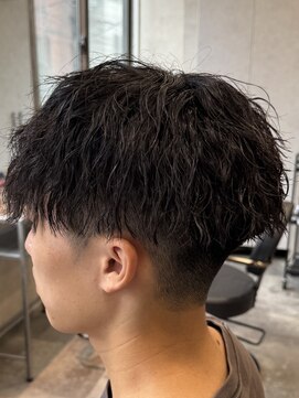 ハッシュタグネイビー 仙台駅前店(#NAVY) ツイストスパイラル仙台美容室波巻きシャドウパーマサーフカール