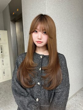 天神美容室 レイヤーカット×ワンカール