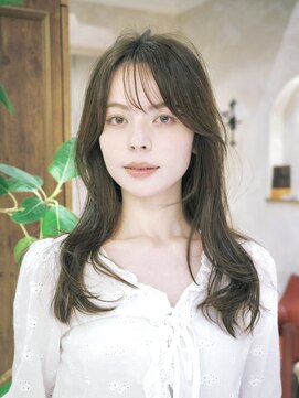 ビュートリアム265(BEAUTRIUM 265) ◆モテ髪ロングレイヤーカットブラウンベージュシースルーバング