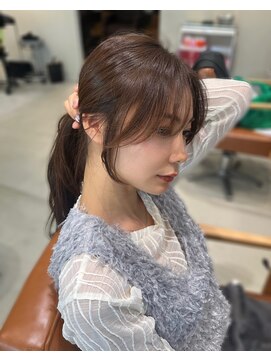 ヘアー アンド ビューティー リル(rille) 【工藤雄大】巻いても結んでも可愛い顔周り♪