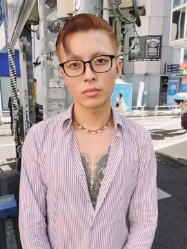 ブロック ジャポン(bloc japon) swept-back short　オールバック フェード メンズショート