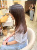艶髪ストレート/朝のお手入れ楽ちん/ストリートメント/レイヤー