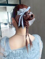 アルバム 銀座(ALBUM GINZA)&nbsp;ロングおくれ毛前髪カット韓国ヘア_ba570002