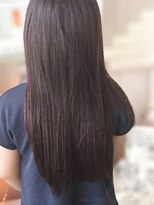 ヘアーズファイン(hair's fine)&nbsp;春のツヤ感◎髪質改善ストレート×ナチュラルロング