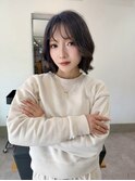 ボブ暗髪