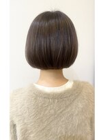 モリオ フロム ロンドン 成増店&nbsp;【morio成増/一戸】ナチュラルボブ前髪なしベイクドスモーキー