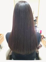 ヘアリゾート粋 リマ 銀座店(lima)&nbsp;透明感ブラウン/ロングストレート/髪質改善/艶髪